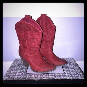 Red Cowboy Boots